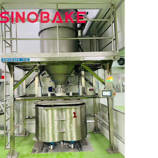 Sistema de dosificación y alimentación automática de SinoBake SISTEMA DE ENTREGA DE ALLA DE ALA DE DISPACIONES DE SILO