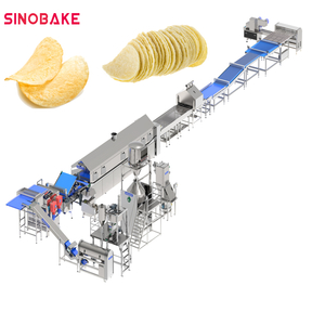 Peducción de chips de máquina de procesamiento de papas fritas totalmente automáticas