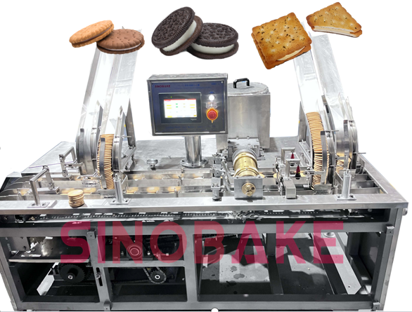 Sandwich Machine Automática Pequeña línea de producción de galletas duras