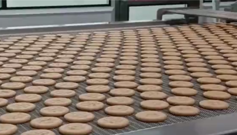 Línea de galletas dura y suave