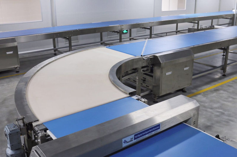 Máquina de giros de SinoBake L Máquina de 90 grados Curva para galletas de alimentos 