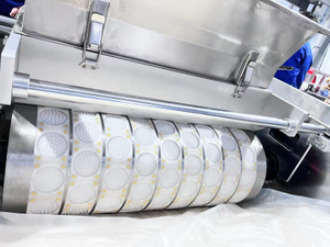 Papates chips de alta capacidad galletas automáticas de producción de galletas